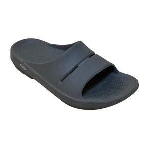OOFOS Men Sandals Gray 10 OOahh Slide Recovery Footwear Unisex Comfort READ